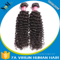 100% human hair color 350 crochet human hair extension clip in afro